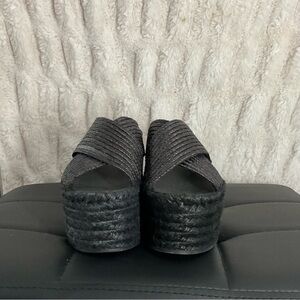 Alohas Bali Raffia/Straw Espadrilles Platform Wedges